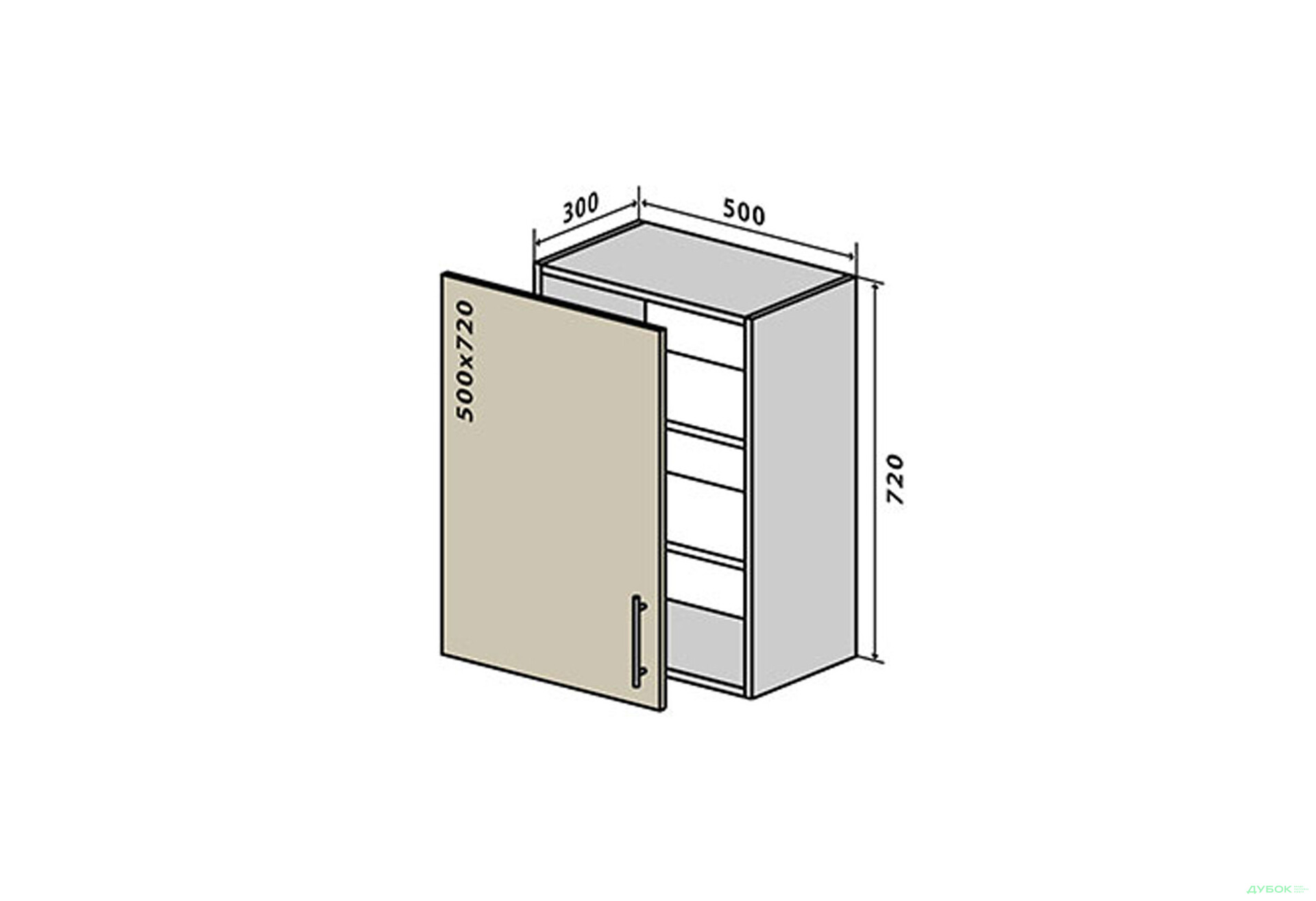 Изображение 1 - В5 Тумба 1Д 50 ГаМа / GaMa Люкс Вип-Мастер