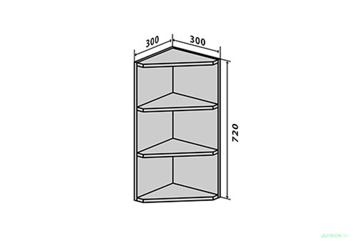 В15 Полки угловые 72 ГаМа / GaMa Люкс Вип-Мастер