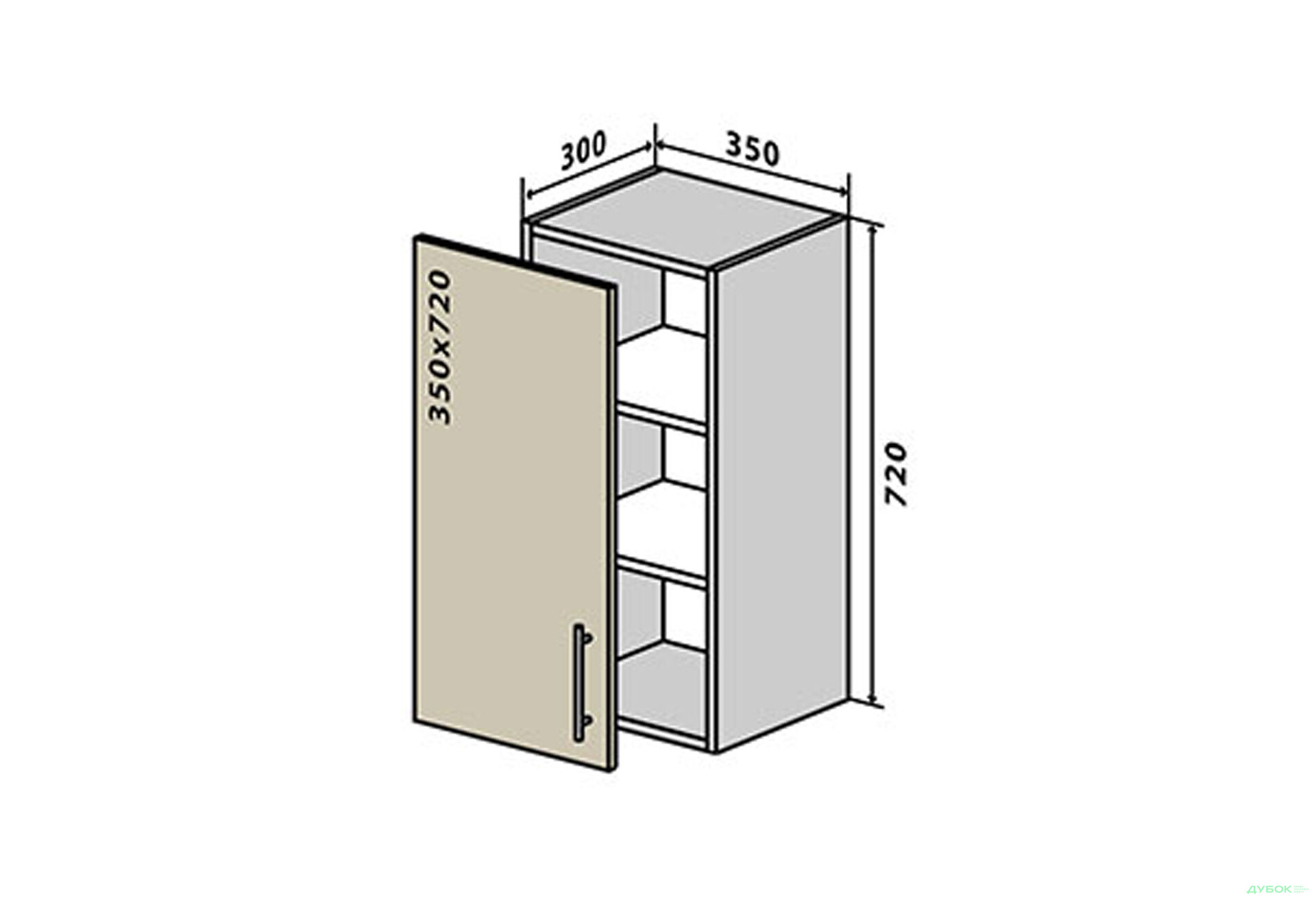 Изображение 1 - В19 Тумба 1Д 35 ГаМа / GaMa Люкс Вип-Мастер