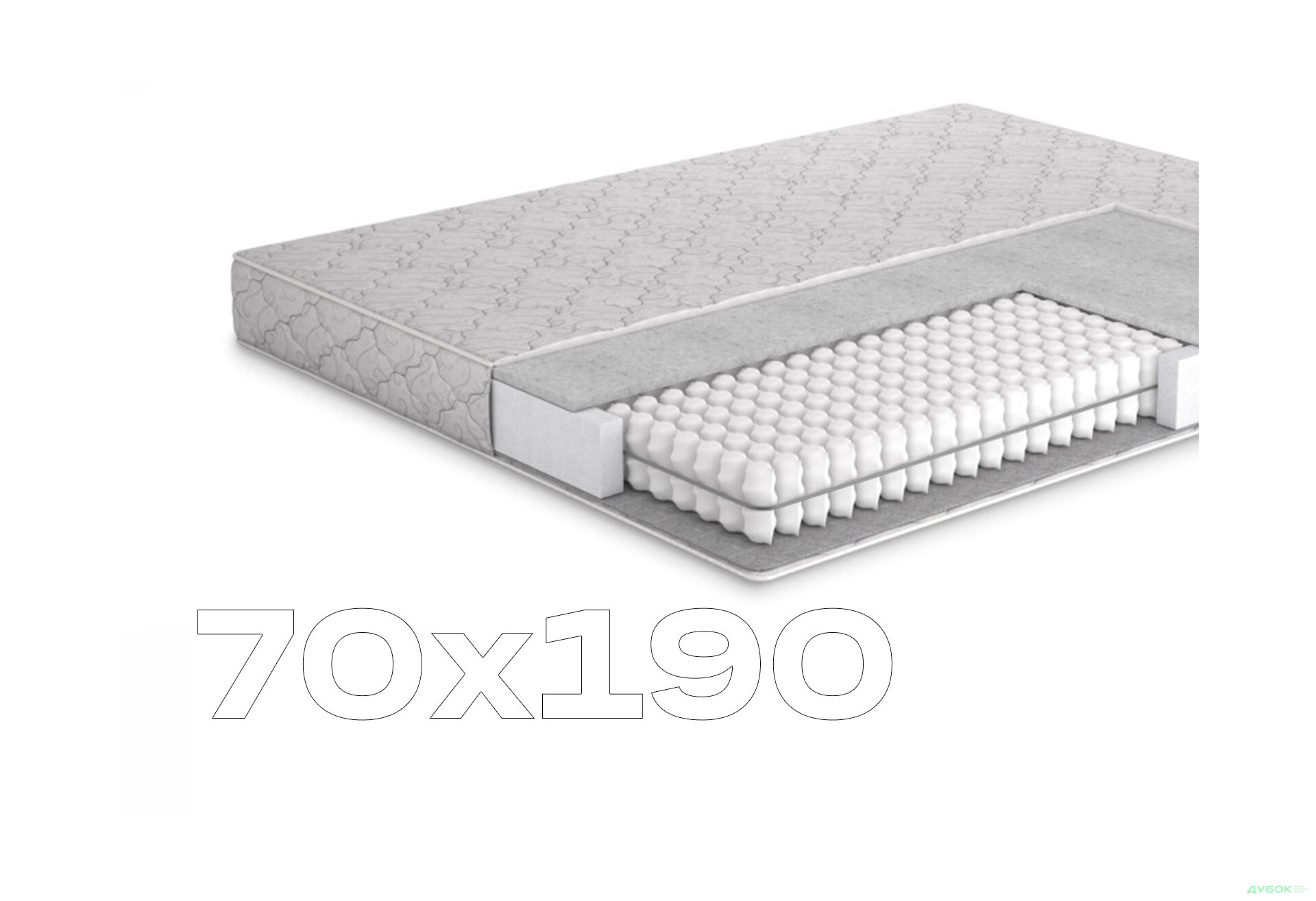 Зображення 1 - Матрац Бум-1 / Boom-1 new 70х190 Pocket Spring Matroluxe