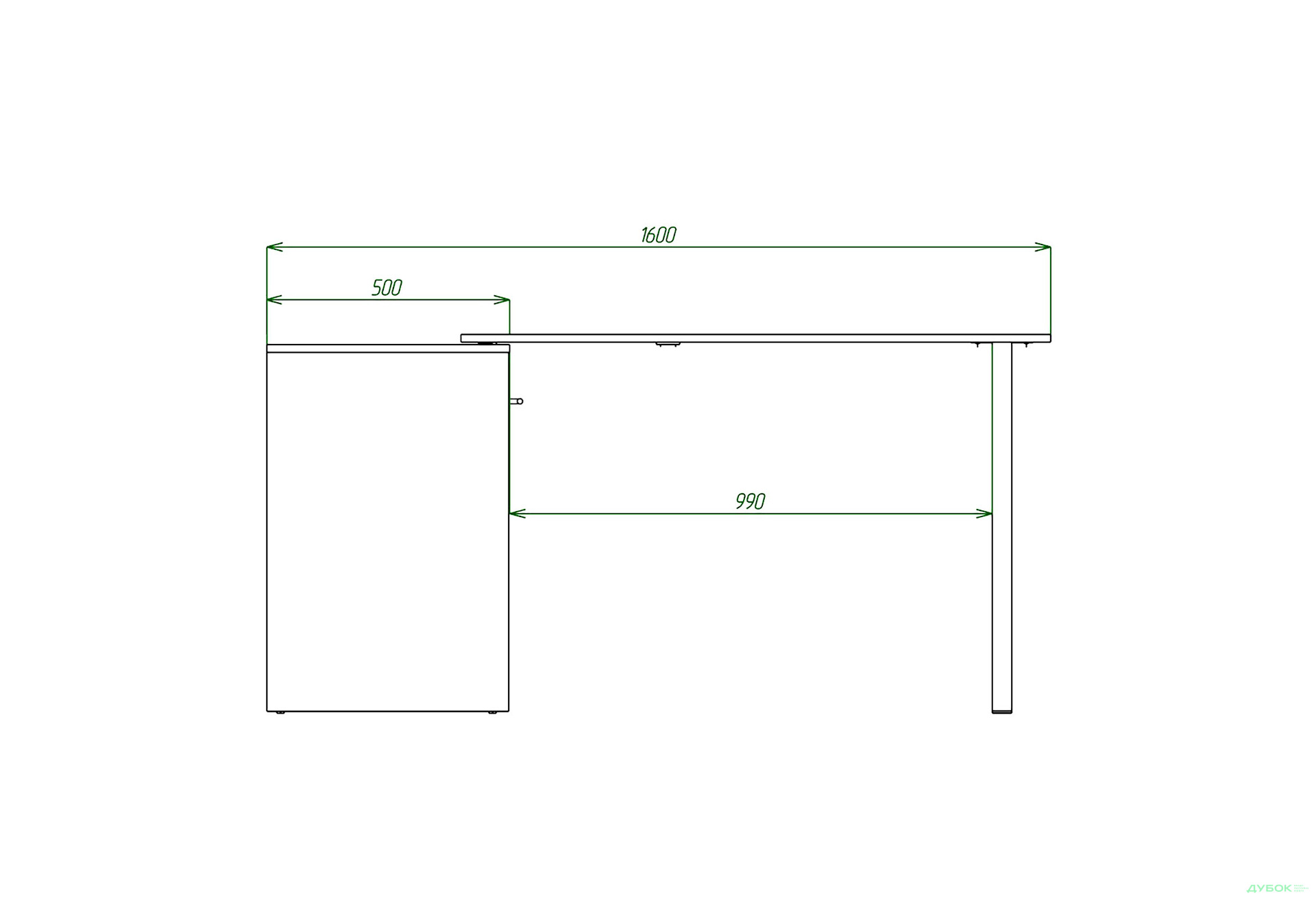 Зображення 4 - Ліжко-трансформер Knap Knap Sirim / Сірім-D (3 в 1) 80х200 см зі столом, венге