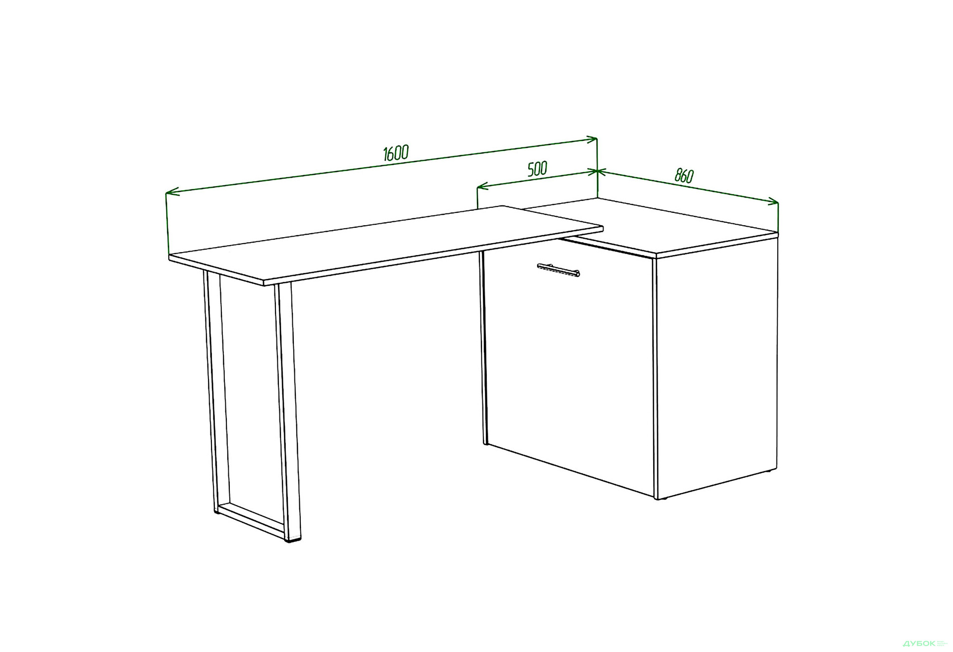 Зображення 5 - Ліжко-трансформер Knap Knap Sirim / Сірім-D (3 в 1) 80х200 см зі столом, венге