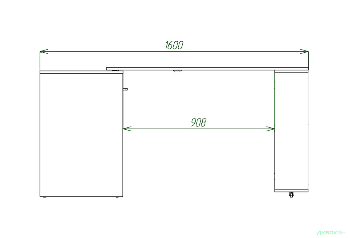 Фото 5 - Ліжко-трансформер Knap Knap Sirim / Сірім-C1 (4 в 1) 80х200 см зі столом та полицями, білий