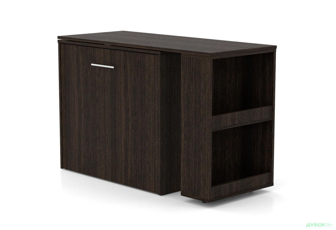 Зображення 3 - Ліжко-трансформер Knap Knap Sirim / Сірім-C1 (4 в 1) 80х200 см зі столом та полицями, венге