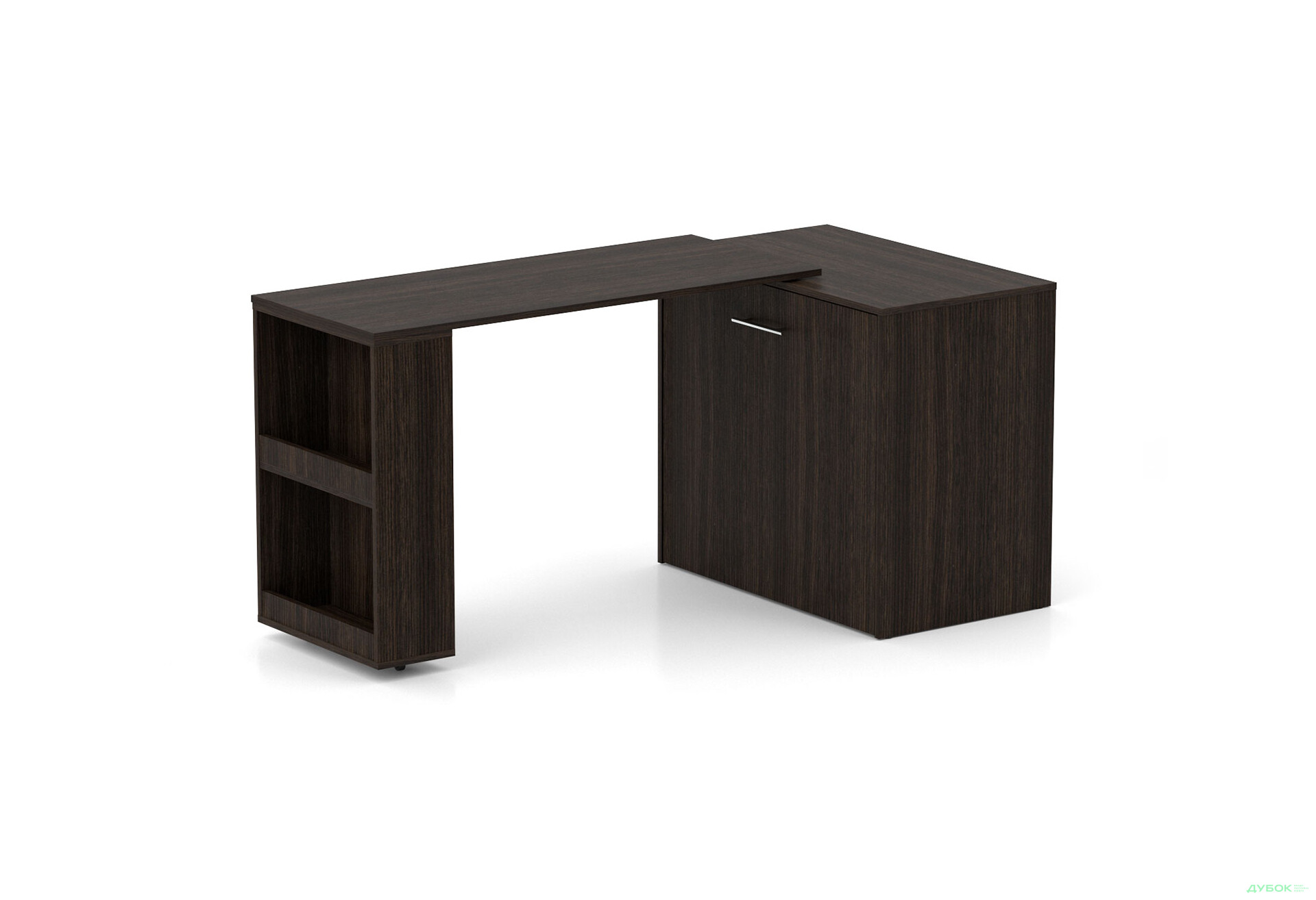 Зображення 2 - Ліжко-трансформер Knap Knap Sirim / Сірім-C1 (4 в 1) 80х200 см зі столом та полицями, венге