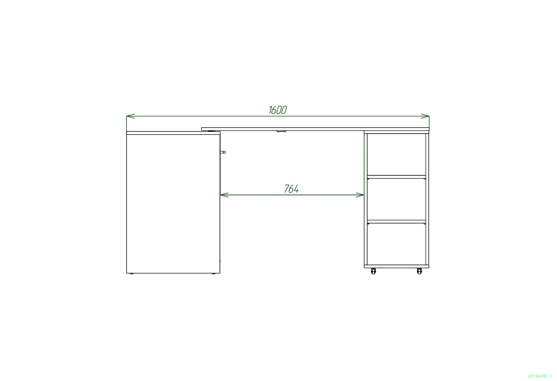 Ліжко-трансформер Knap Knap Sirim / Сірім-C2 (4 в 1) 80х200 см зі столом та полицями, білий - Зображення 6 Зображення 6 - Ліжко-трансформер Knap Knap Sirim / Сірім-C2 (4 в 1) 80х200 см зі столом та полицями, білий