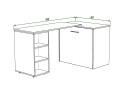 Фото 4 - Кровать-трансформер Knap Knap Sirim / Сирим-C2 (4 в 1) 80х200 см со столом и полками, дуб сонома