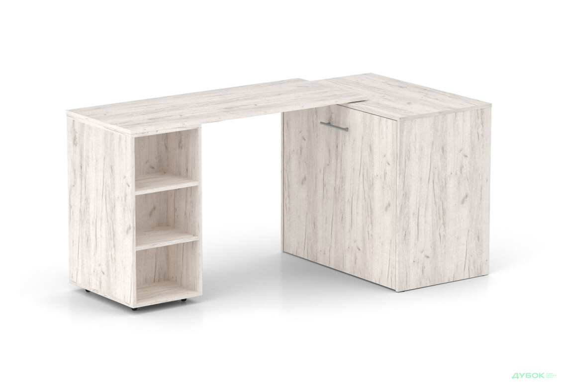 Ліжко-трансформер Knap Knap Sirim / Сірім-C2 (4 в 1) 80х200 см зі столом та полицями, дуб крафт білий - Зображення 5 Зображення 5 - Ліжко-трансформер Knap Knap Sirim / Сірім-C2 (4 в 1) 80х200 см зі столом та полицями, дуб крафт білий