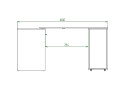 Фото 4 - Ліжко-трансформер Knap Knap Sirim / Сірім-C3 (4 в 1) 80х200 см зі столом і тумбою, венге
