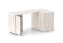 Фото 2 - Кровать-трансформер Knap Knap Sirim / Сирим-C3 (4 в 1) 80х200 см со столом и тумбой, дуб крафт белый