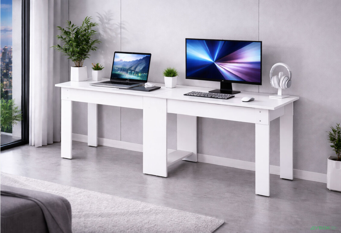 Зображення 2 - Стіл-тумба 4 Kredens furniture 33/174 см аляска біла