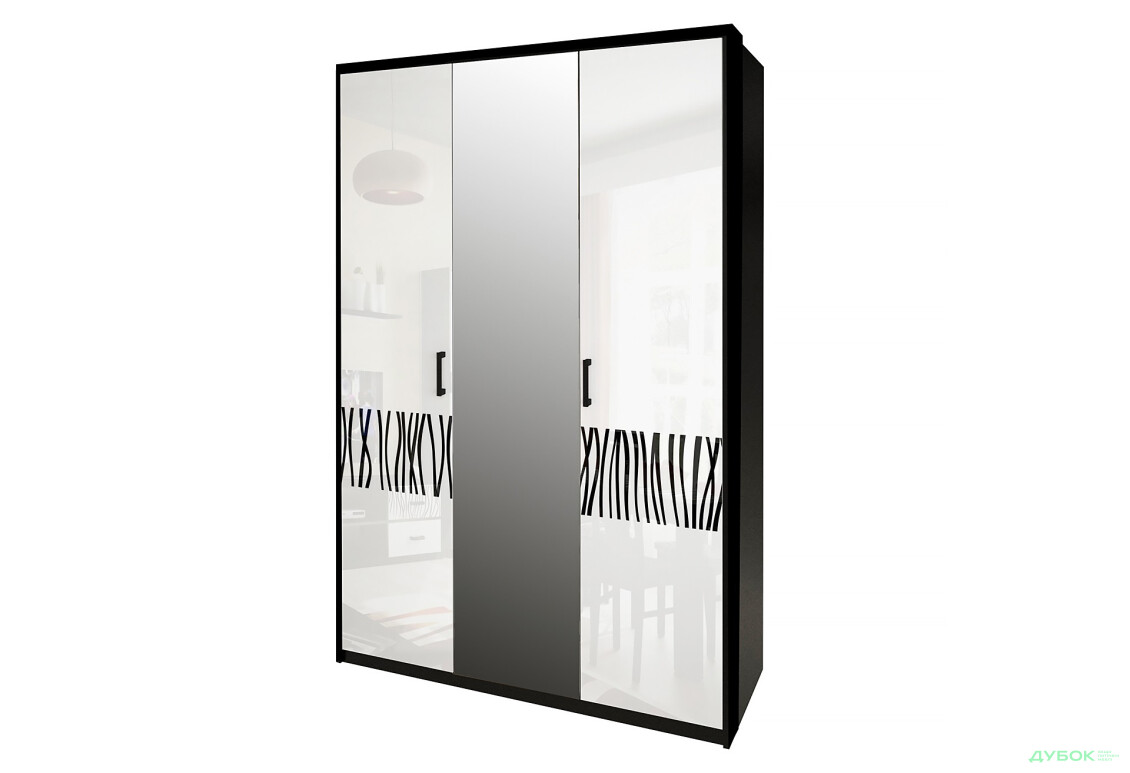 Шкаф 3Д (с зеркалами) Терра МироМарк