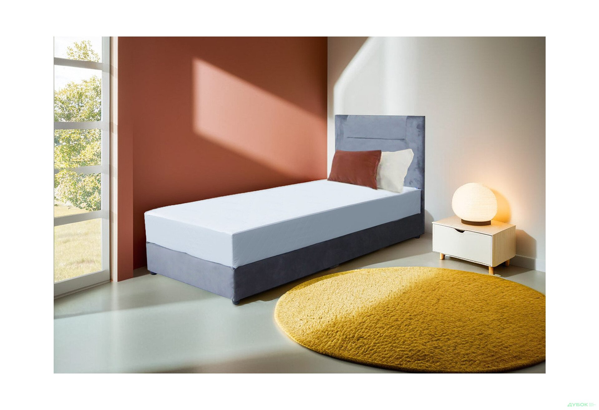 Ліжко-подіум Vika Горизонт 90х200 см газ.підйомний механізм і ламелі, без матрацу - Зображення 2 Зображення 2 - Ліжко-подіум Vika Горизонт 90х200 см газ.підйомний механізм і ламелі, без матрацу