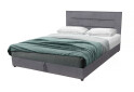 Фото 1 - Ліжко-подіум Vika Горизонт 160х200 см підйомне, матрац жакард, незалежний блок, сірий 