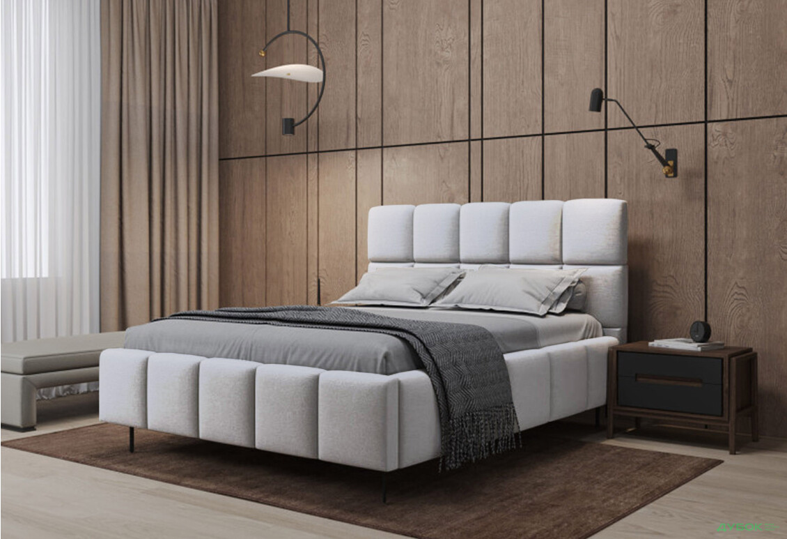 Изображение 2 - Кровать-подиум Матролюкс Мелоди 160x200 см серое