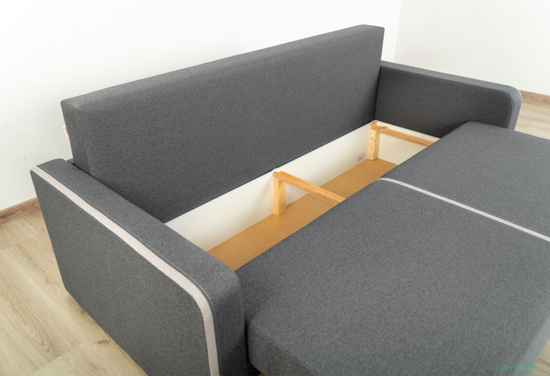 Диван Элегант Бенефит 34 220x100 см темно-серый - Изображение 5 Изображение 5 - Диван Элегант Бенефит 34 220x100 см темно-серый