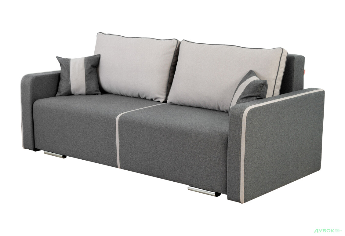 Диван Элегант Бенефит 34 220x100 см темно-серый - Изображение 1 Изображение 1 - Диван Элегант Бенефит 34 220x100 см темно-серый