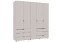 Изображение 5 - Шкаф Doros Гелар 2+3 ДСП 5-дверный с 6 ящиками 194 см Кашемир