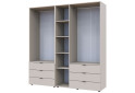 Изображение 11 - Шкаф Doros Гелар 2+3 ДСП 5-дверный с 6 ящиками 194 см Кашемир