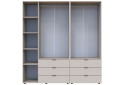 Изображение 13 - Шкаф Doros Гелар 2+3 ДСП 5-дверный с 6 ящиками 194 см Кашемир