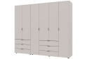 Изображение 1 - Шкаф Doros Гелар 2+4 ДСП 6-дверный с 6 ящиками 233 см Кашемир