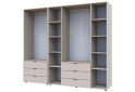 Изображение 6 - Шкаф Doros Гелар 2+4 ДСП 6-дверный с 6 ящиками 233 см Кашемир
