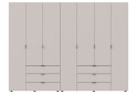 Изображение 2 - Шкаф Doros Гелар 3+4 ДСП 7-дверный с 6 ящиками 271 см Кашемир