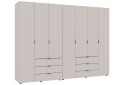 Изображение 4 - Шкаф Doros Гелар 3+4 ДСП 7-дверный с 6 ящиками 271 см Кашемир