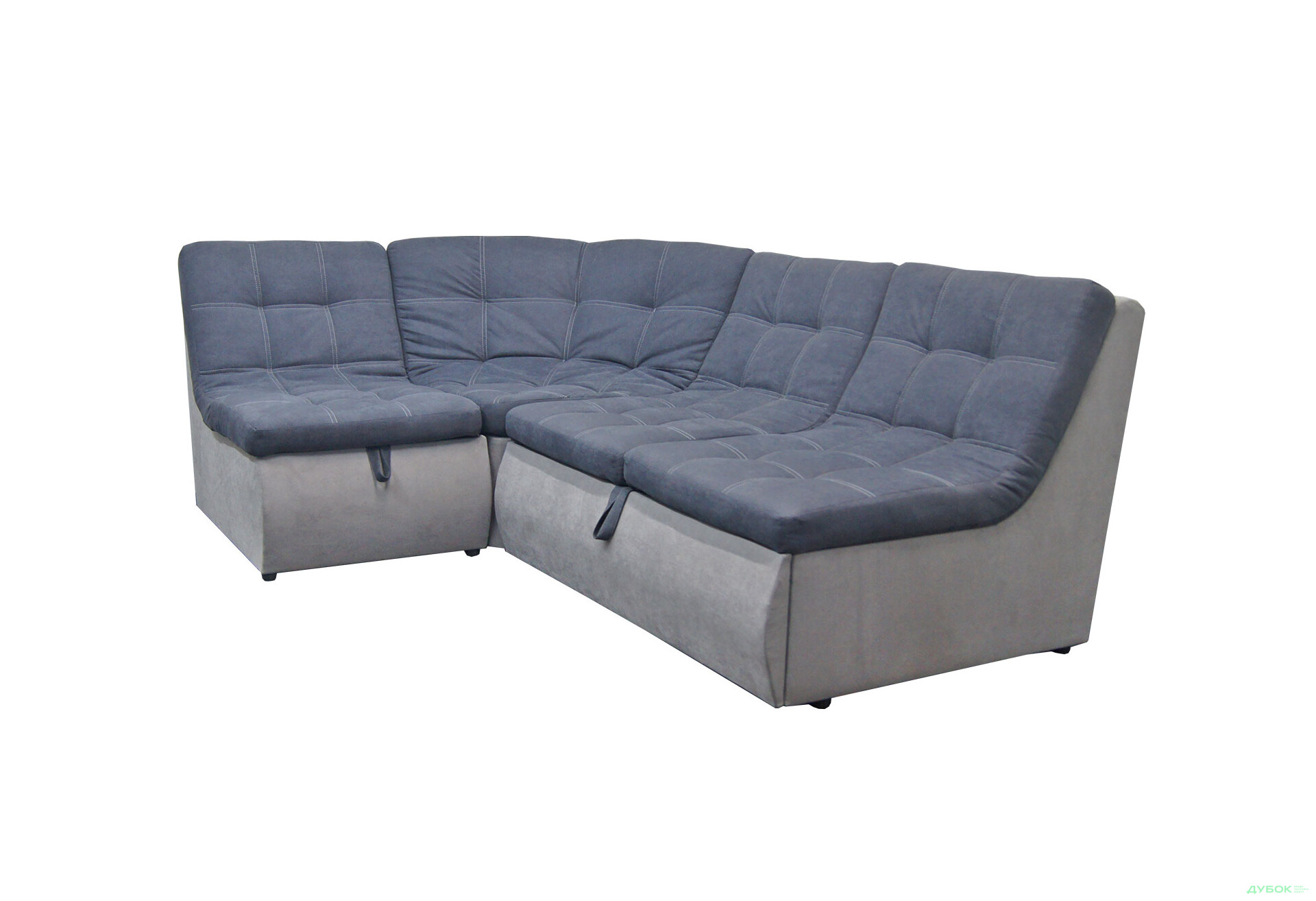 Изображение 1 - Мягкий уголок Вика Комфорт New 252x180 см темно-серый с серым