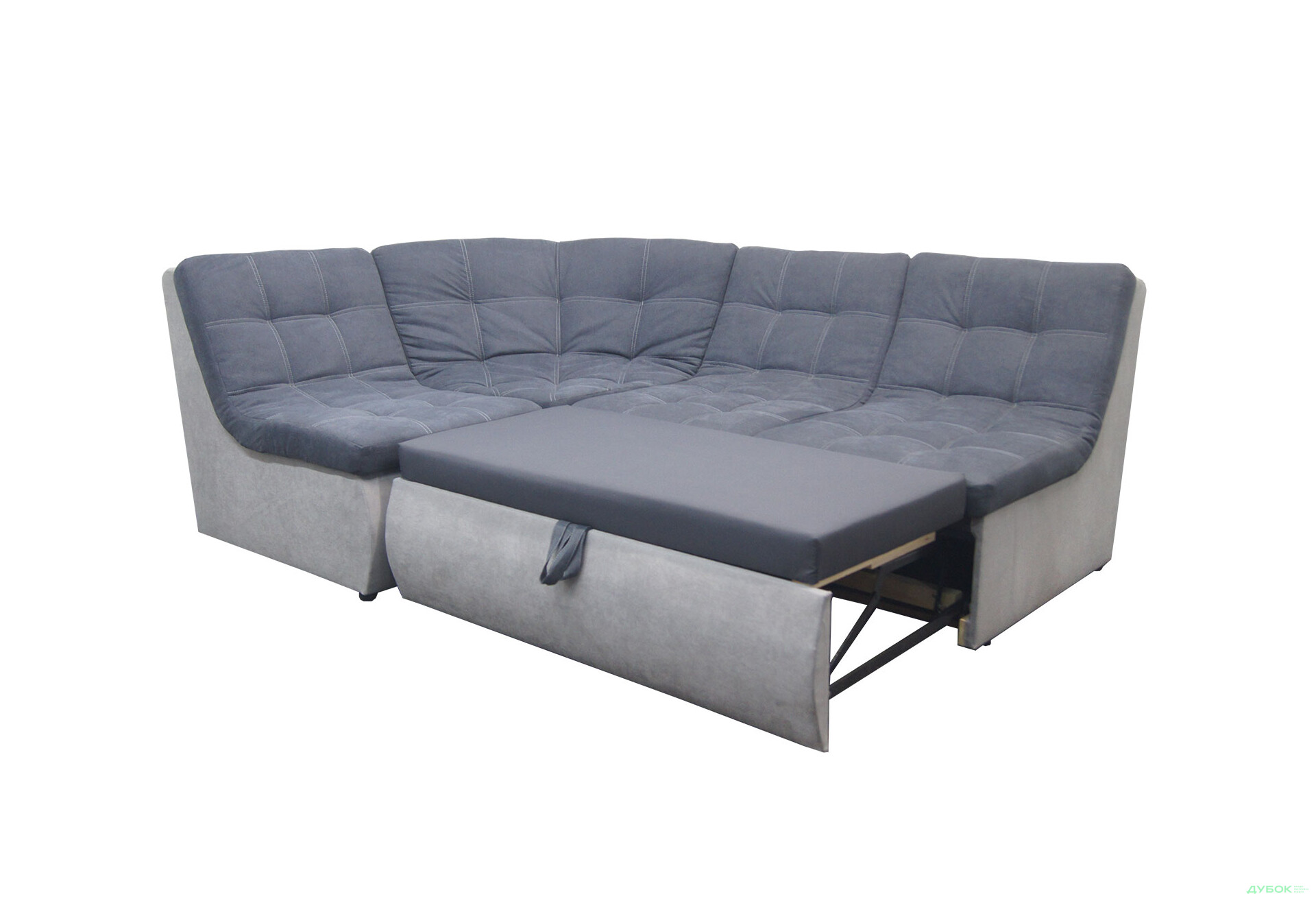 Изображение 3 - Мягкий уголок Вика Комфорт New 252x180 см темно-серый с серым