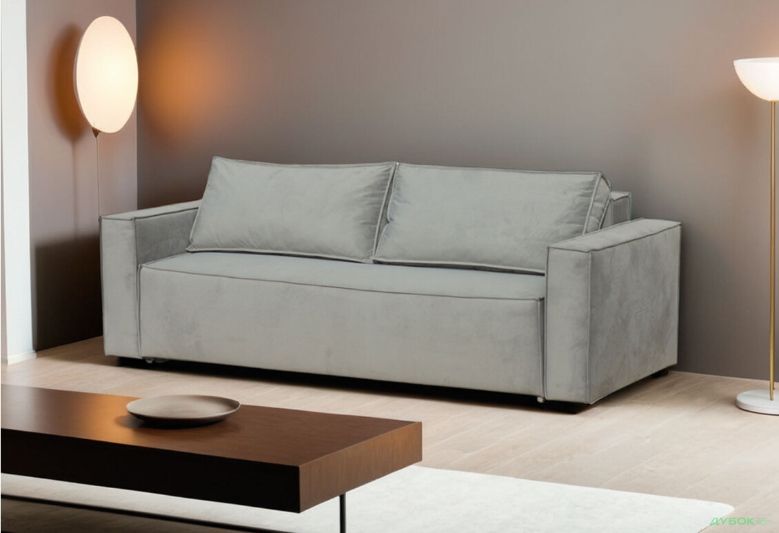 Диван Вика Рекам 229х95 см, серый (Malcolm 53) - Изображение 2 Изображение 2 - Диван Вика Рекам 229х95 см, серый (Malcolm 53)