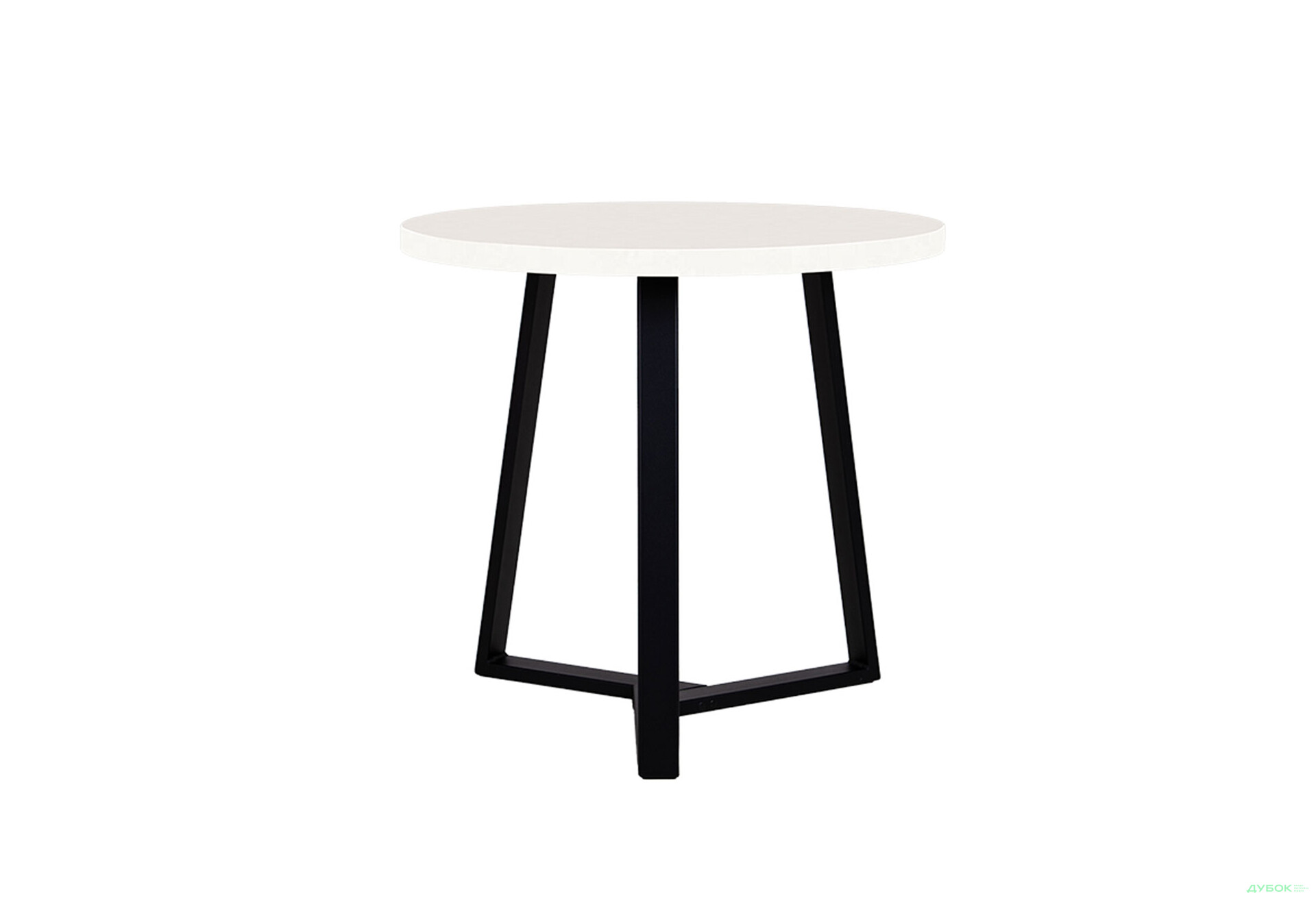 Стіл обідній Новий Стиль Calipso black (36) D800 80x80 см, білий - Зображення 2 Зображення 2 - Стіл обідній Новий Стиль Calipso black (36) D800 80x80 см, білий