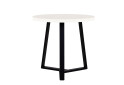 Стіл обідній Новий Стиль Calipso black (36) D800 80x80 см, білий - Зображення 2 Зображення 2 - Стіл обідній Новий Стиль Calipso black (36) D800 80x80 см, білий