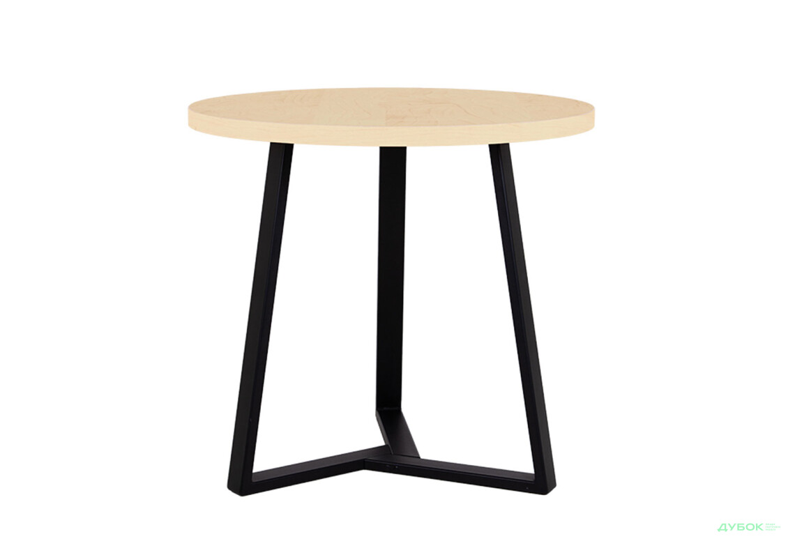 Стіл обідній Новий Стиль Calipso black (36) D800 80x80 см, береза полярна - Зображення 1 Зображення 1 - Стіл обідній Новий Стиль Calipso black (36) D800 80x80 см, береза полярна
