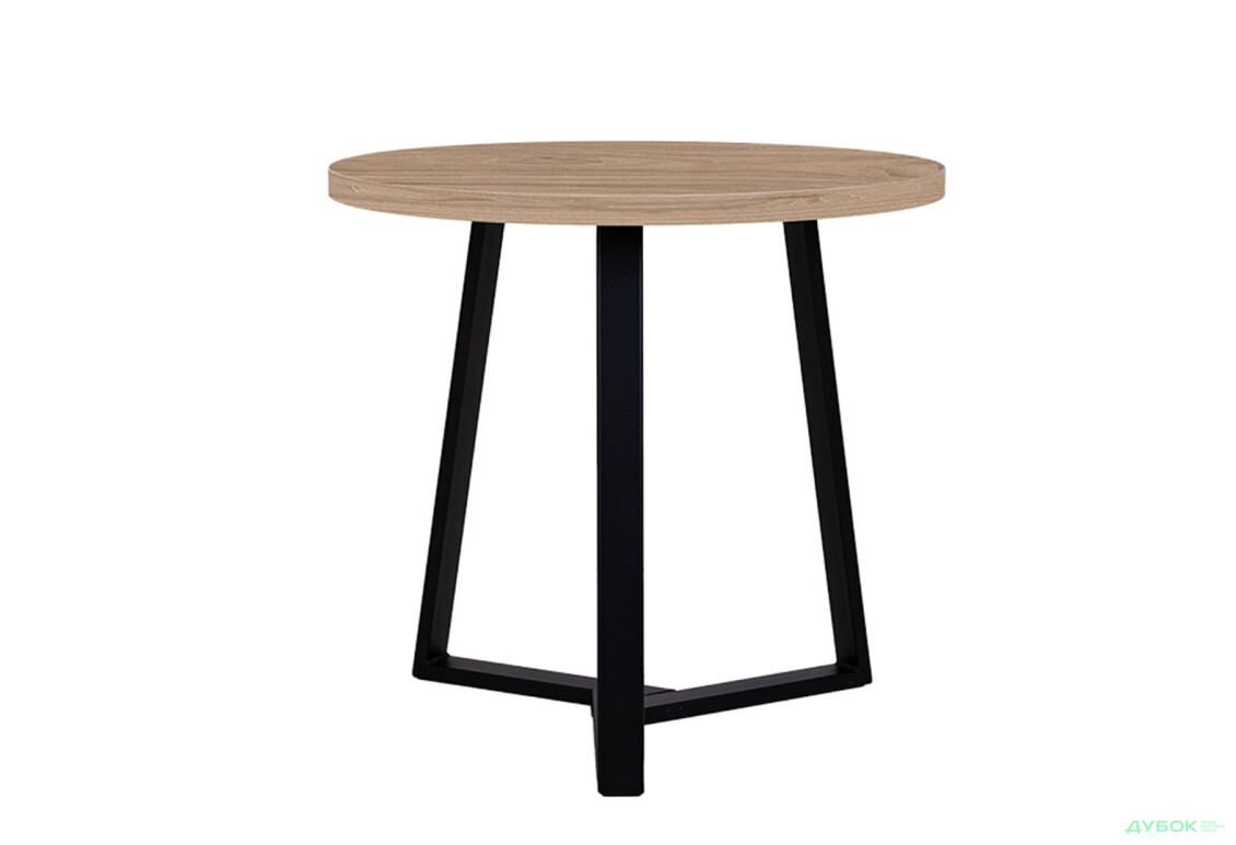 Стіл обідній Новий Стиль Calipso black (36) D800 80x80 см, в'яз благородний - Зображення 2 Зображення 2 - Стіл обідній Новий Стиль Calipso black (36) D800 80x80 см, в'яз благородний