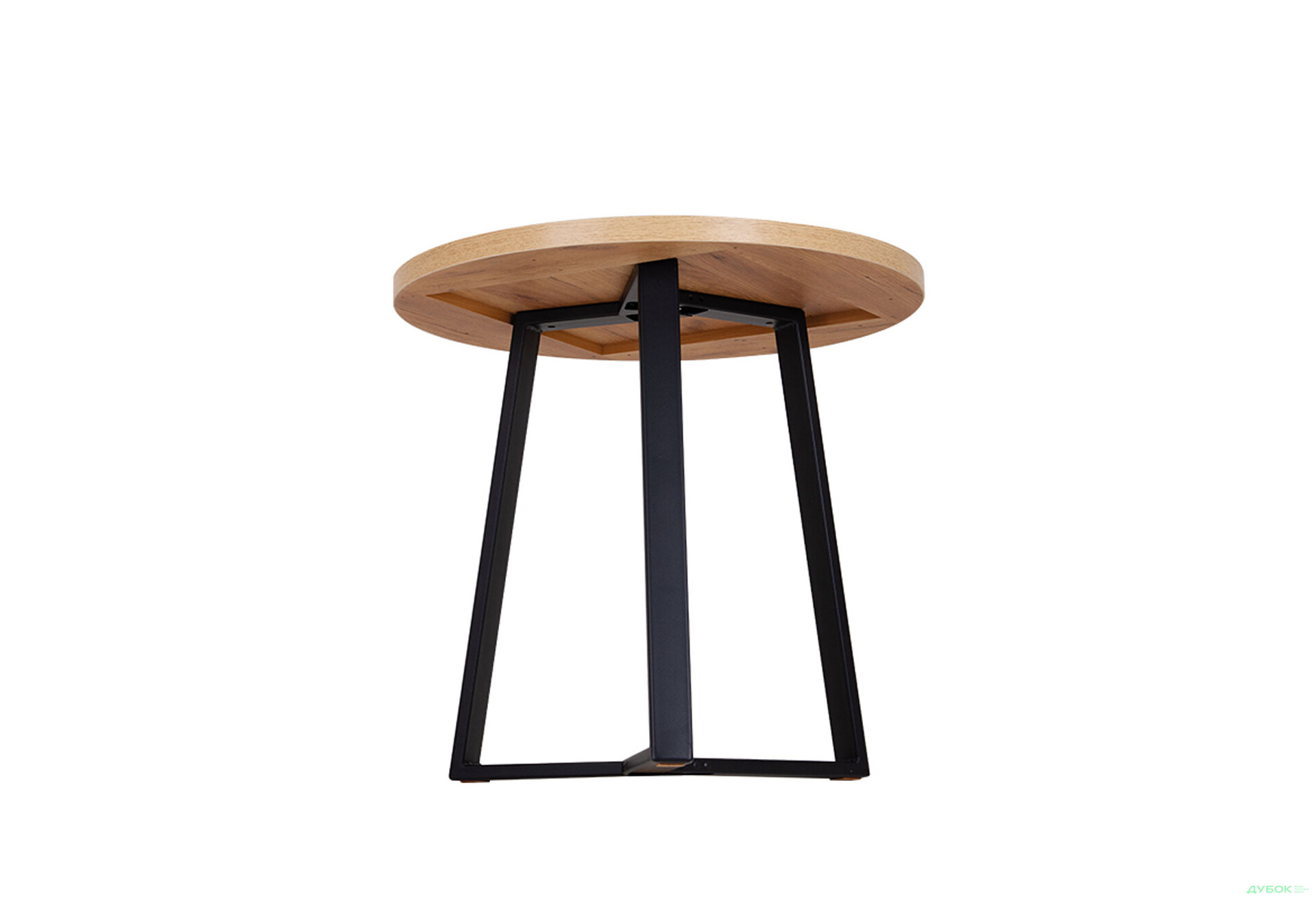 Стіл обідній Новий Стиль Calipso black (36) D800 80x80 см, дуб золотий - Зображення 3 Зображення 3 - Стіл обідній Новий Стиль Calipso black (36) D800 80x80 см, дуб золотий