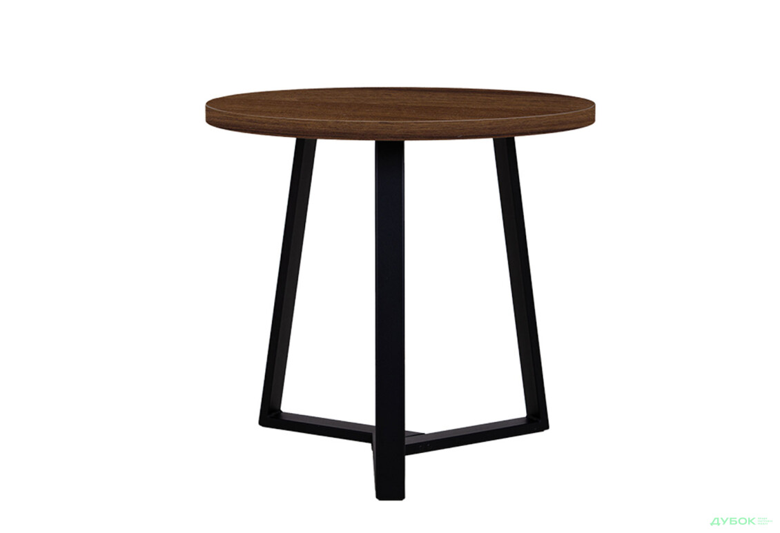 Стіл обідній Новий Стиль Calipso black (36) D800 80x80 см, горіх тієполо - Зображення 2 Зображення 2 - Стіл обідній Новий Стиль Calipso black (36) D800 80x80 см, горіх тієполо