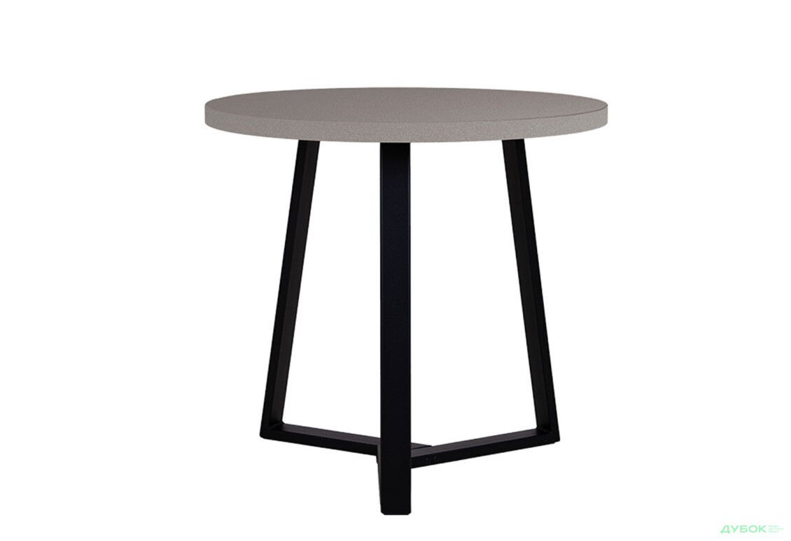 Стіл обідній Новий Стиль Calipso black (36) D800 80x80 см, сірий шифер - Зображення 2 Зображення 2 - Стіл обідній Новий Стиль Calipso black (36) D800 80x80 см, сірий шифер