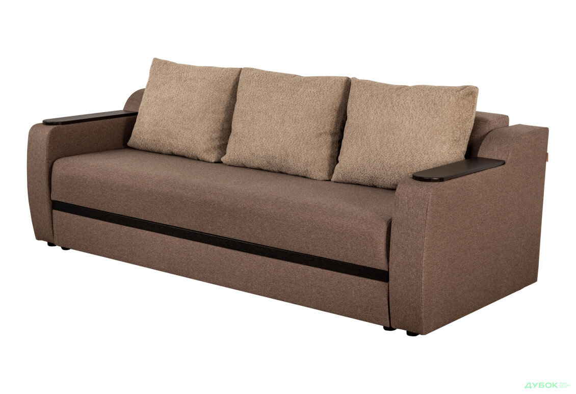 Диван Элегант Бенефит 29 216x95 см коричневый - Изображение 1 Изображение 1 - Диван Элегант Бенефит 29 216x95 см коричневый