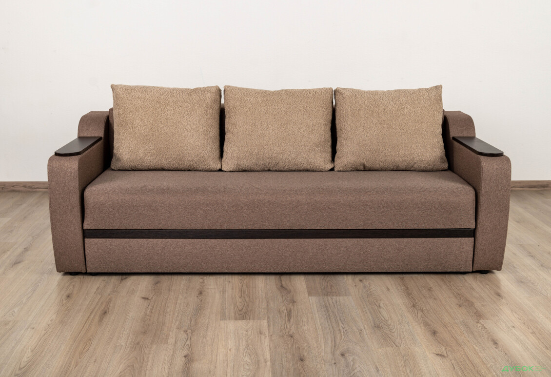 Диван Элегант Бенефит 29 216x95 см коричневый - Изображение 2 Изображение 2 - Диван Элегант Бенефит 29 216x95 см коричневый