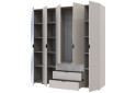 Изображение 6 - Шкаф Doros Гелар 5-дверная с зеркалом і 3 ящиками 194 см Кашемир