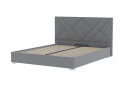 Ліжко-подіум Eurosof Олівія 180х200 см з нішею та металопідйомником Артекс Allure Grey - Зображення 4 Зображення 4 - Ліжко-подіум Eurosof Олівія 180х200 см з нішею та металопідйомником Артекс Allure Grey