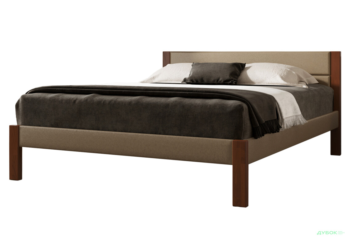Кровать Arbor Drev Лофт с матрасом София Нью 140 см (ткань) 
