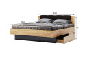 Изображение 6 - Кровать MiroMark Луна с вкладом и матрасом София Нью 160х200 см с ящиками, лава/дуб крафт