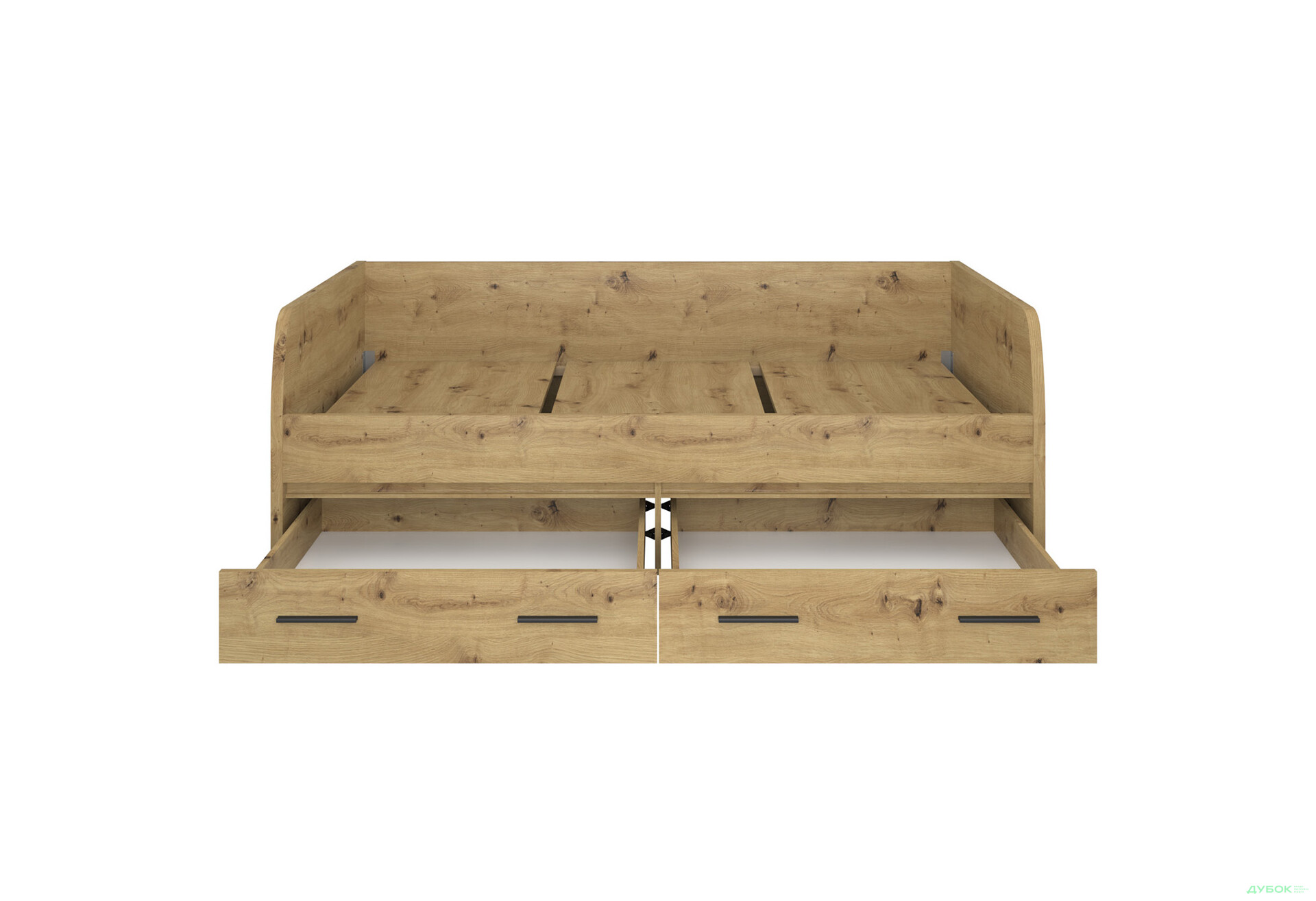 Ліжко VMV holding Айсон з матрацом Софія Нью 90х200 см з шухлядами, дуб артізан - Зображення 4 Зображення 4 - Ліжко VMV holding Айсон з матрацом Софія Нью 90х200 см з шухлядами, дуб артізан