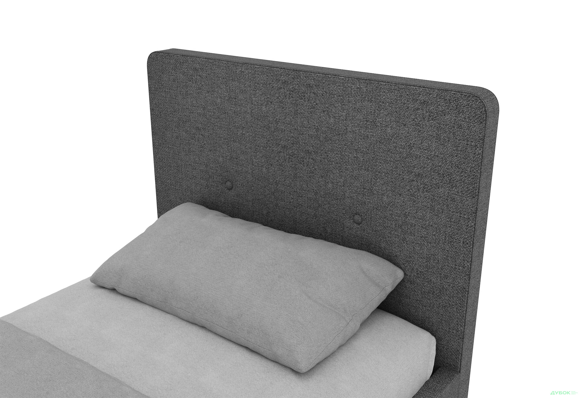 Ліжко Vika Валенсія з матрацом Софія Нью 90х200 см темно-сірий - Зображення 5 Зображення 5 - Ліжко Vika Валенсія з матрацом Софія Нью 90х200 см темно-сірий