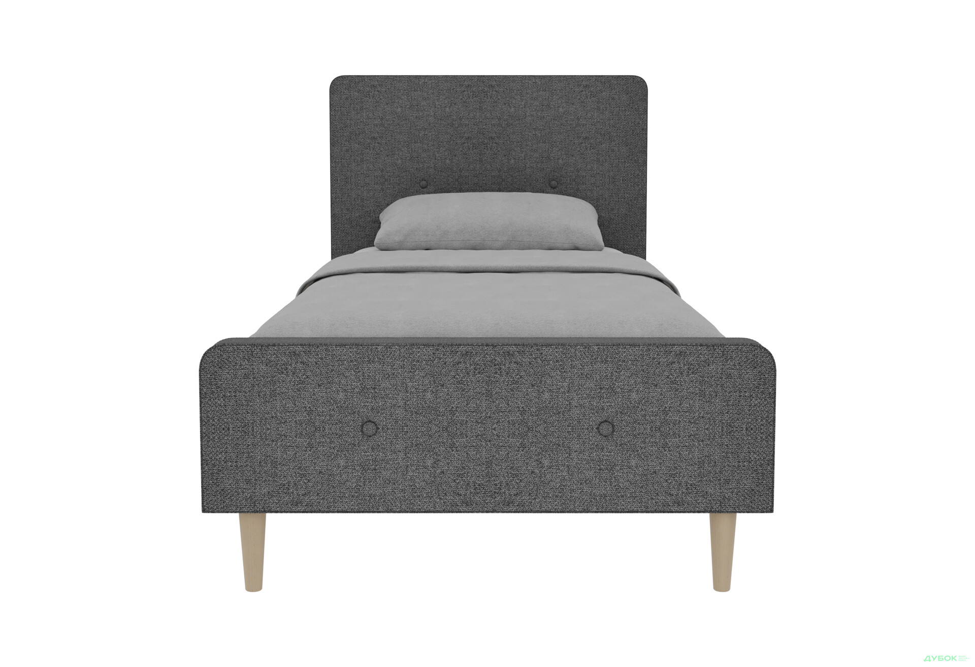 Ліжко Vika Валенсія з матрацом Софія Нью 90х200 см темно-сірий - Зображення 8 Зображення 8 - Ліжко Vika Валенсія з матрацом Софія Нью 90х200 см темно-сірий