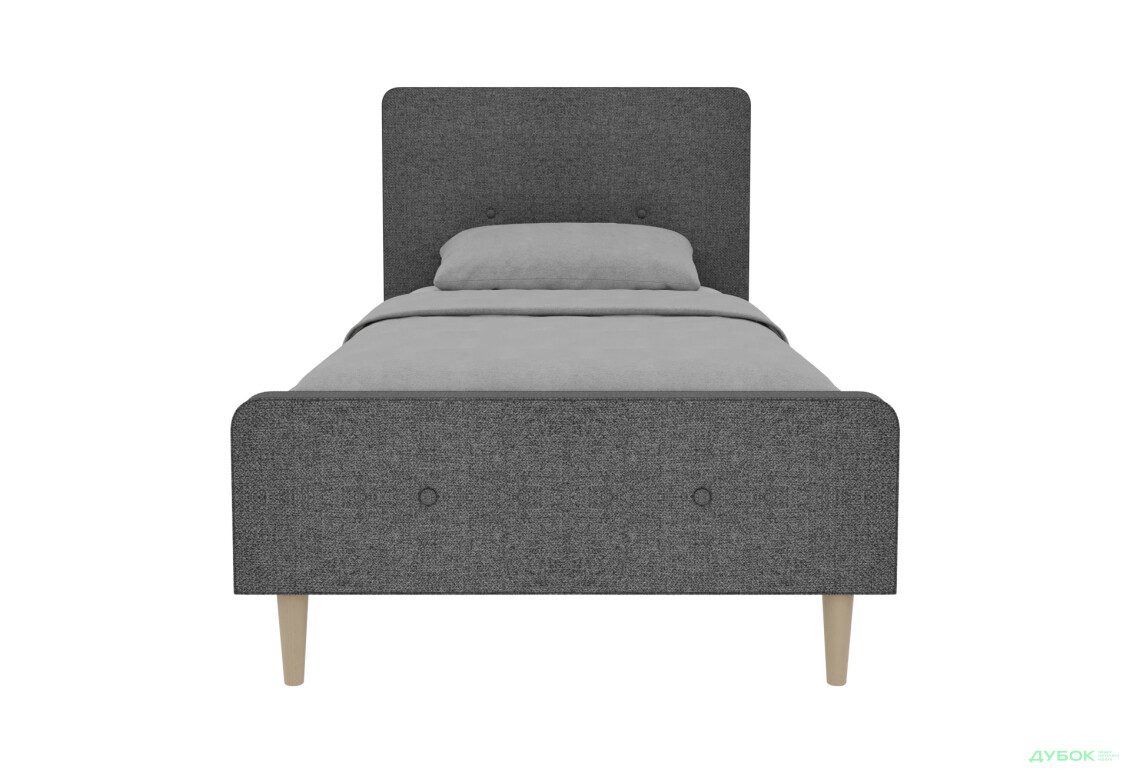 Ліжко Vika Валенсія з матрацом Софія Нью 90х200 см темно-сірий - Зображення 8 Зображення 8 - Ліжко Vika Валенсія з матрацом Софія Нью 90х200 см темно-сірий