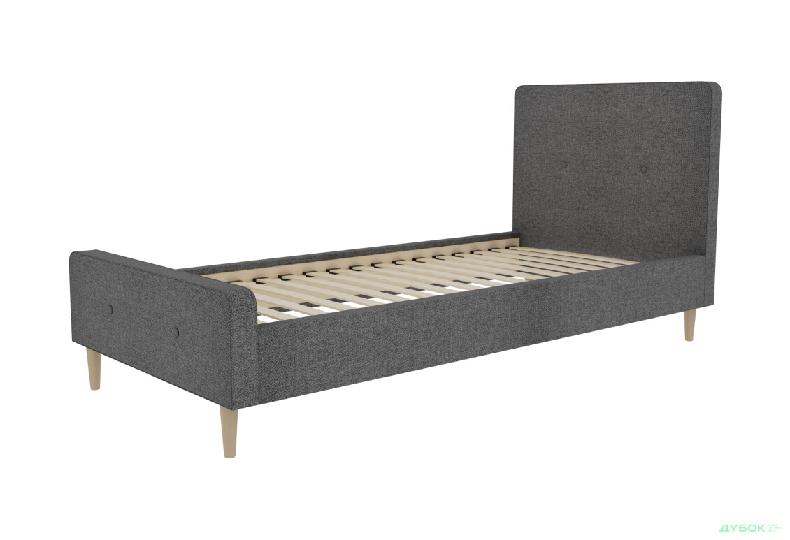Ліжко Vika Валенсія з матрацом Софія Нью 90х200 см темно-сірий - Зображення 7 Зображення 7 - Ліжко Vika Валенсія з матрацом Софія Нью 90х200 см темно-сірий