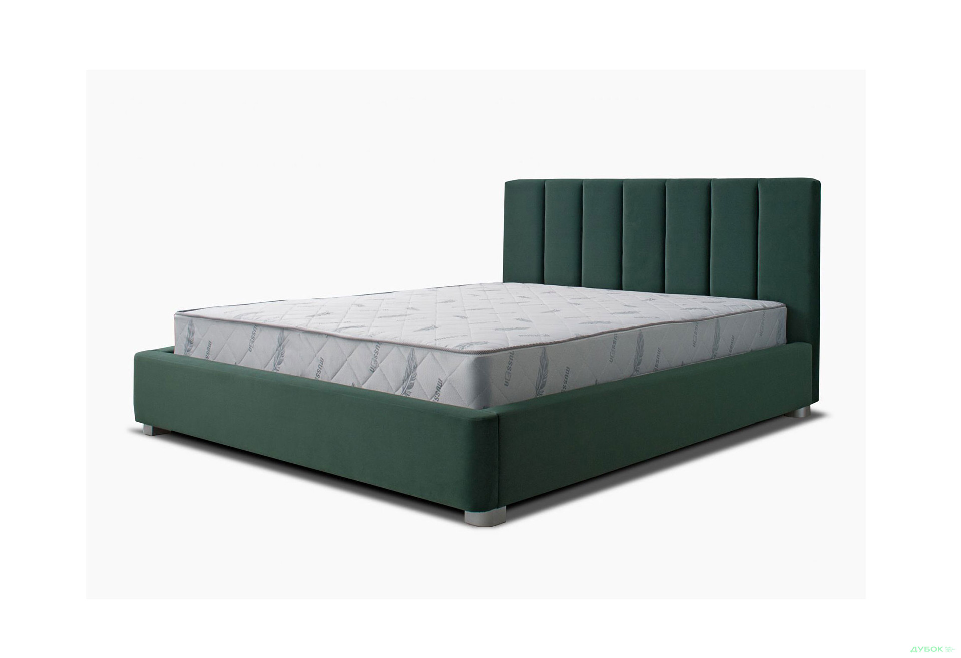 Зображення 3 - Ліжко-подіум Eurosof Біатріс 160х200 см з нішею та металопідйомником, смарагдовий